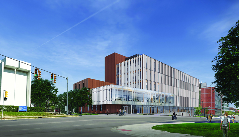 Rendering of the new College of Pharmacy building